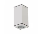 Domus ALPHA-SM - GU10 Exterior Surface Mount Downlight Ceiling Light IP65 - White, 5000K