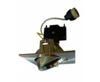 CLA DOWNLIGHT-FRAME - Downlight Fitting Frame Only - Satin Chrome, With Flex and Plug Round