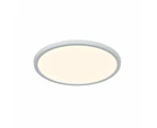 Nordlux OJA - 15W/20W/30W Smart LED White Tuneable Round Oyster Ceiling Light IP20 White