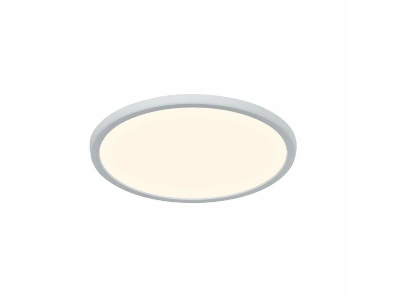 Nordlux OJA - 15W/20W/30W Smart LED White Tuneable Round Oyster Ceiling Light IP20 White