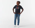 Champion Youth Boys' Graphic Short Sleeve Tee / T-Shirt / Tshirt - Navy