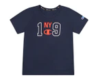 Champion Youth Boys' Graphic Short Sleeve Tee / T-Shirt / Tshirt - Navy