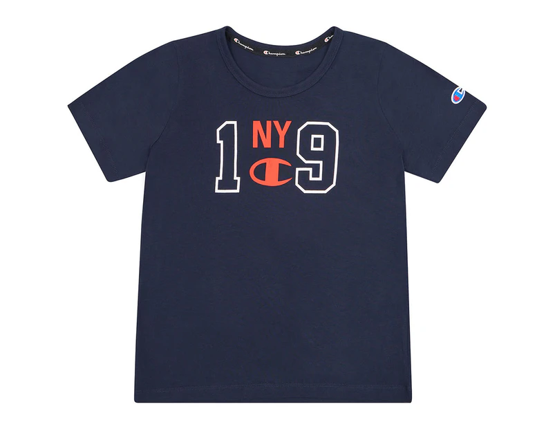 Champion Youth Boys' Graphic Short Sleeve Tee / T-Shirt / Tshirt - Navy