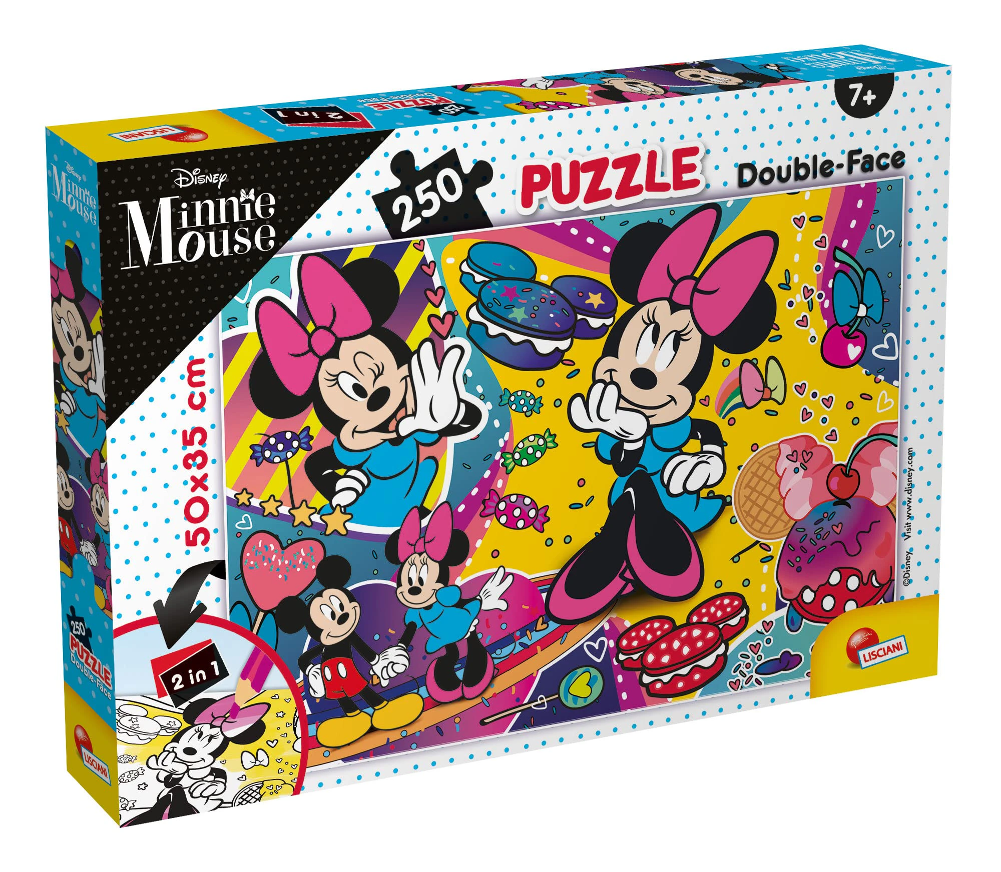 Liscianigiochi 91690 Disney Puzzle Df Plus 250 Minnie