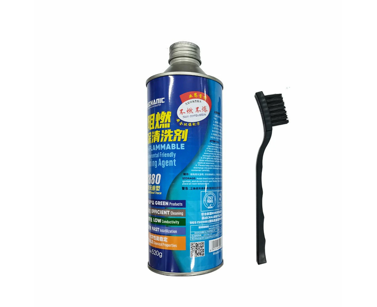 Motherboard PCB Board Cleaning Liquid Cleaner Lead-Free S880 with Brush