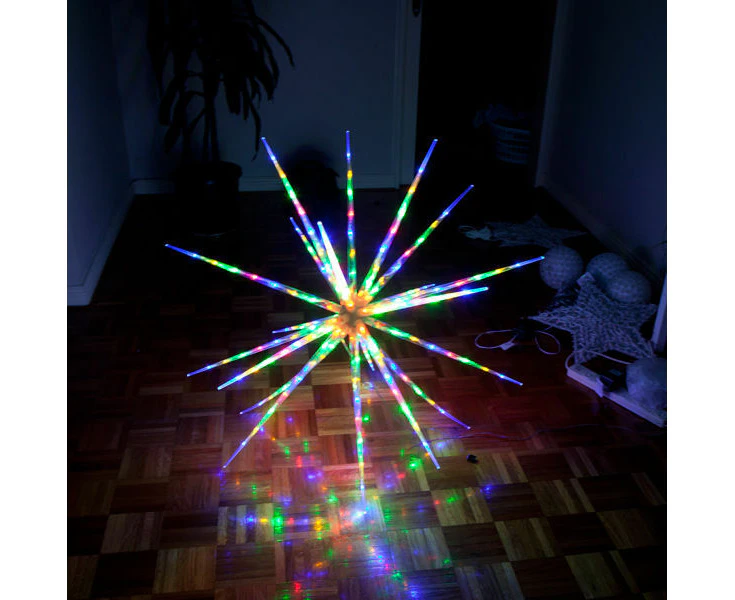 Samland 160 LED BLAST ICE STAR BALL CHRISTMAS LIGHT DECORATION MULTI COLOR RGBY