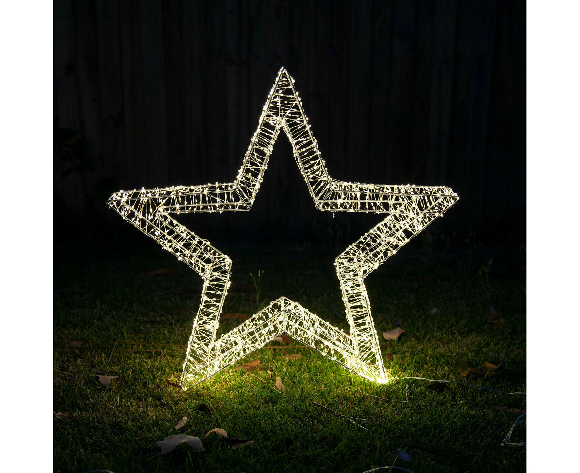 Samland 3D FRAME LED STAR WARM WHITE FOR CHRISTMAS DECORATION - 3DStar_M