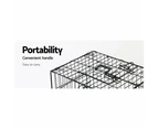 Pet Dog Cage Crate Kennel Cat Collapsible Metal Cages 36" Inch Playpen Pen