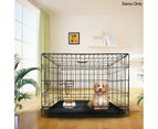 Pet Dog Cage Crate Kennel Cat Collapsible Metal Cages 36" Inch Playpen Pen