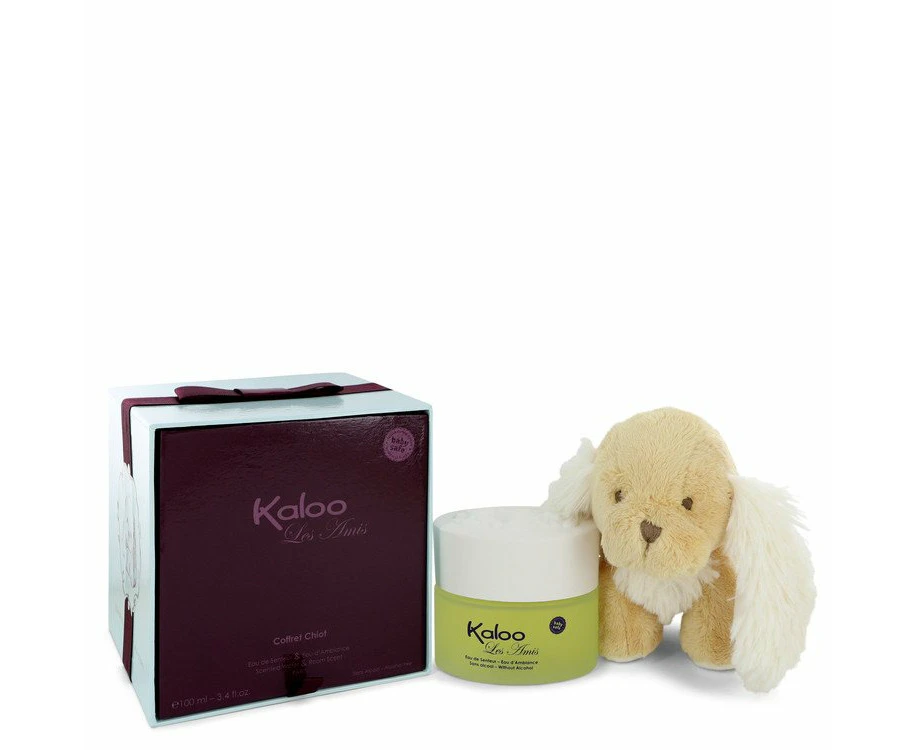 Kaloo Les Amis by Kaloo Eau De Senteur Spray / Room Fragrance Spray (Alcohol Free) + Free Fluffy Puppy 3.4 oz for Men