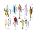 24 Days Fishing Lure Christmas Countdown Calendar Fishing Baits Set Advent Calendar