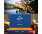 24 Days Fishing Lure Christmas Countdown Calendar Fishing Baits Set Advent Calendar