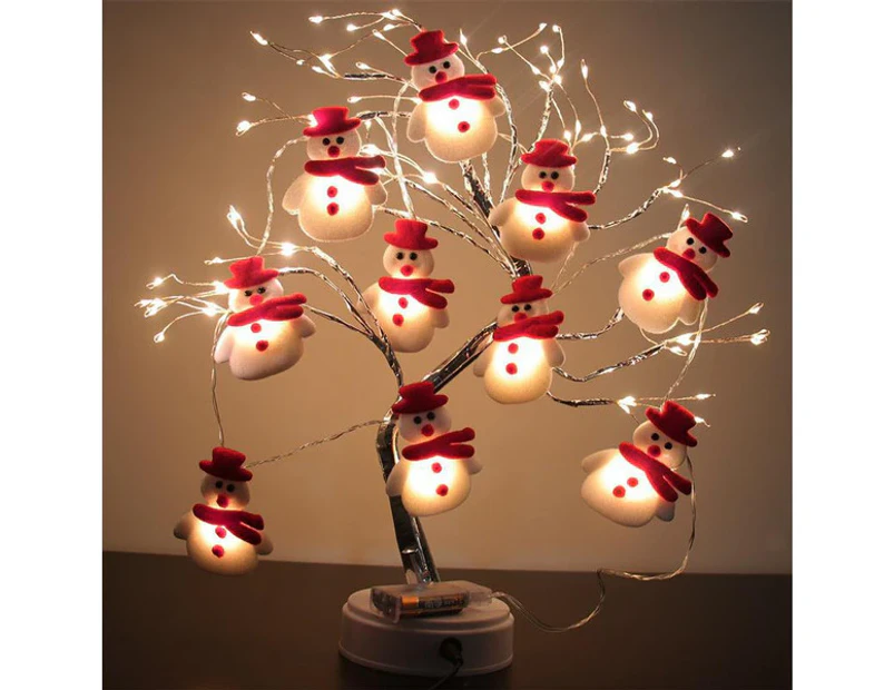 Christmas Snowman String Lights Christmas Decorations Christms Tree Light