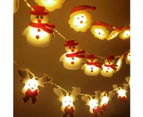 Christmas Snowman String Lights Christmas Decorations Christms Tree Light