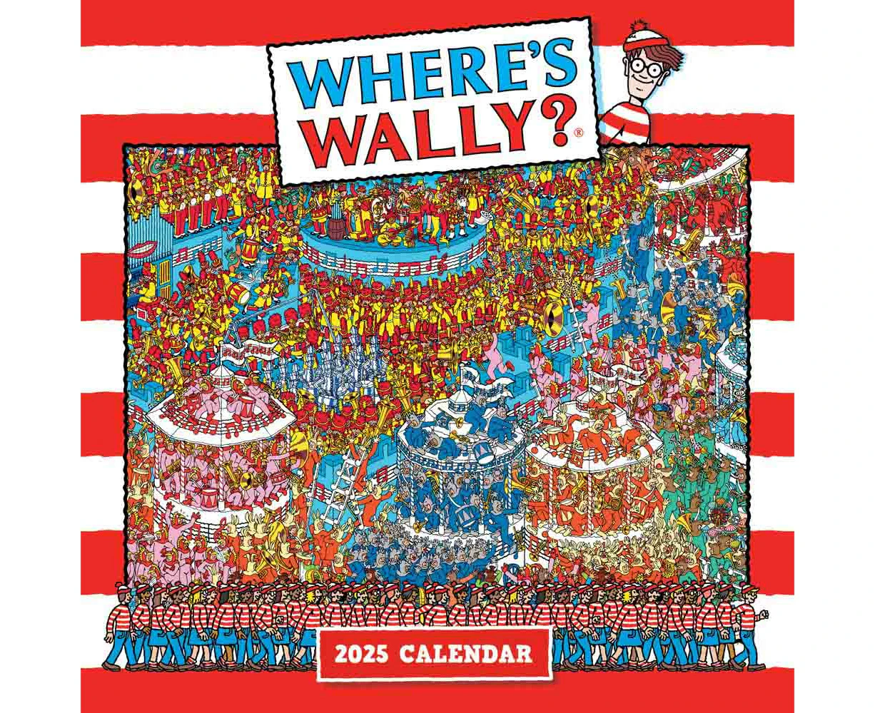 2025 Where's Wally Mini Wall Calendar