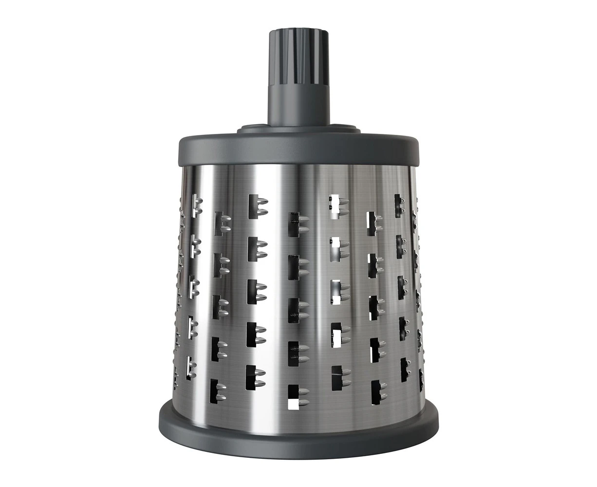 Zyliss Universal Bircher Drum Grater Stainless Steel Vegetable Cutter Grey