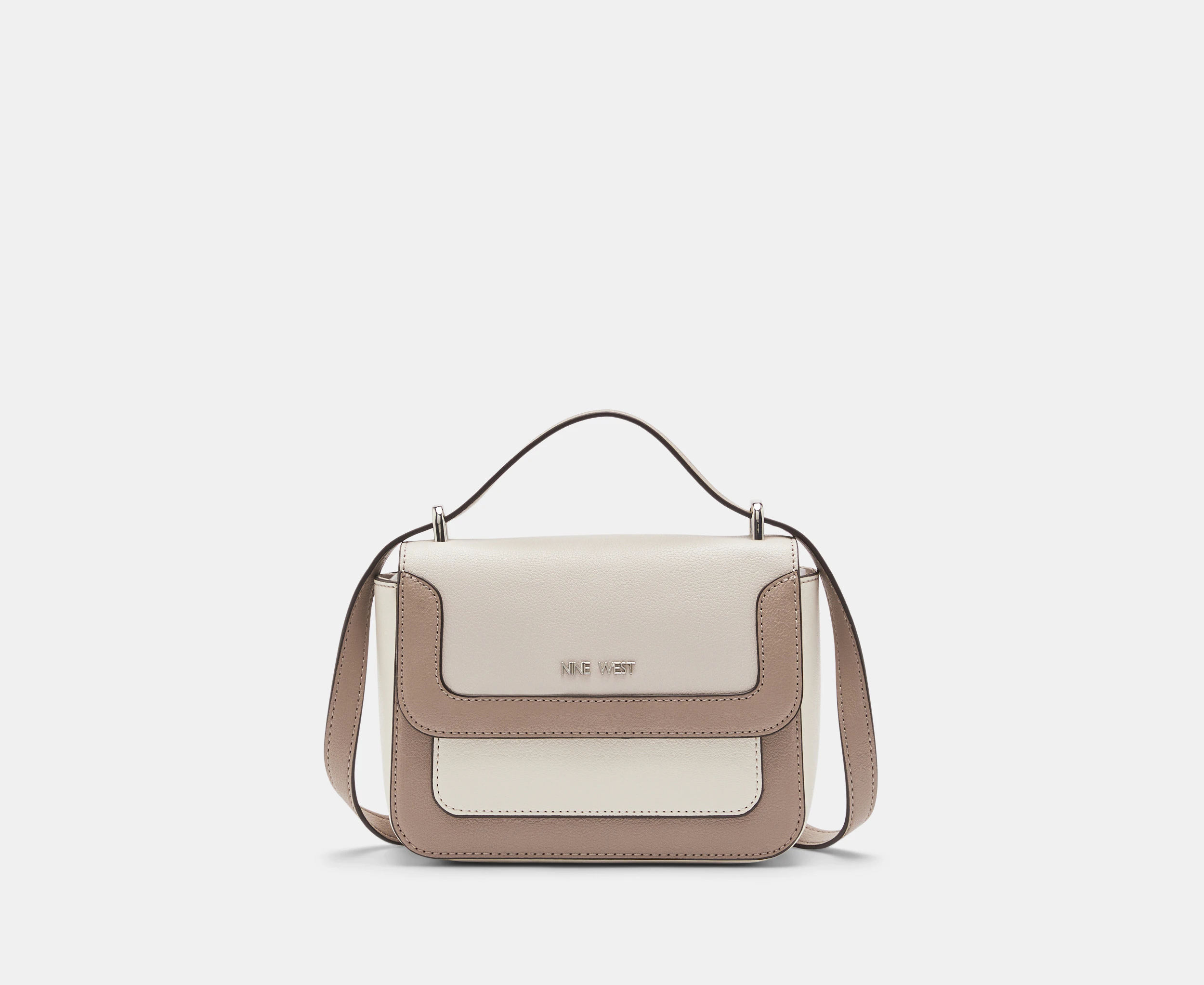 Nine West Margery Small Crossbody Bag - Cement/Multi