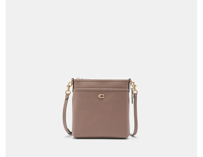 Coach Kitt Messenger Crossbody Bag - Dark Stone