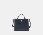 Tommy Hilfiger Essential Signature Tape Satchel Bag - Space Blue