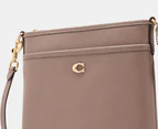 Coach Kitt Messenger Crossbody Bag - Dark Stone