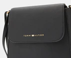 Tommy Hilfiger Sydney II North South Flap Crossbody Bag - Black