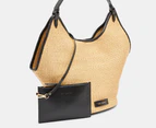 Tony Bianco Zekia Tote Bag - Natural/Black