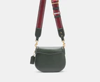 Coach Beat Glove Tanned Leather Saddle Bag - Amazon Green