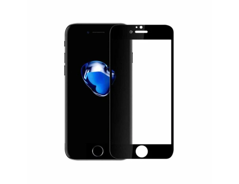 Tempered Glass Screen Protector - APPLE iPhone 7 / 8 - FULL Black Trim