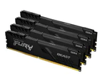 Kingston FURY Beast 32GB (4x8GB) 3200MHz DDR4 CL16 Desktop Memory Kit of 4 KF432C16BBK4/32