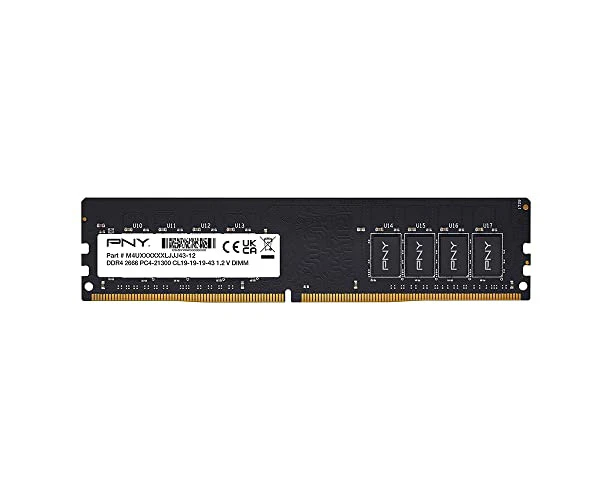 PNY Performance RAM DDR4 Desktop Memory DIMM 2666 MHz 8GB