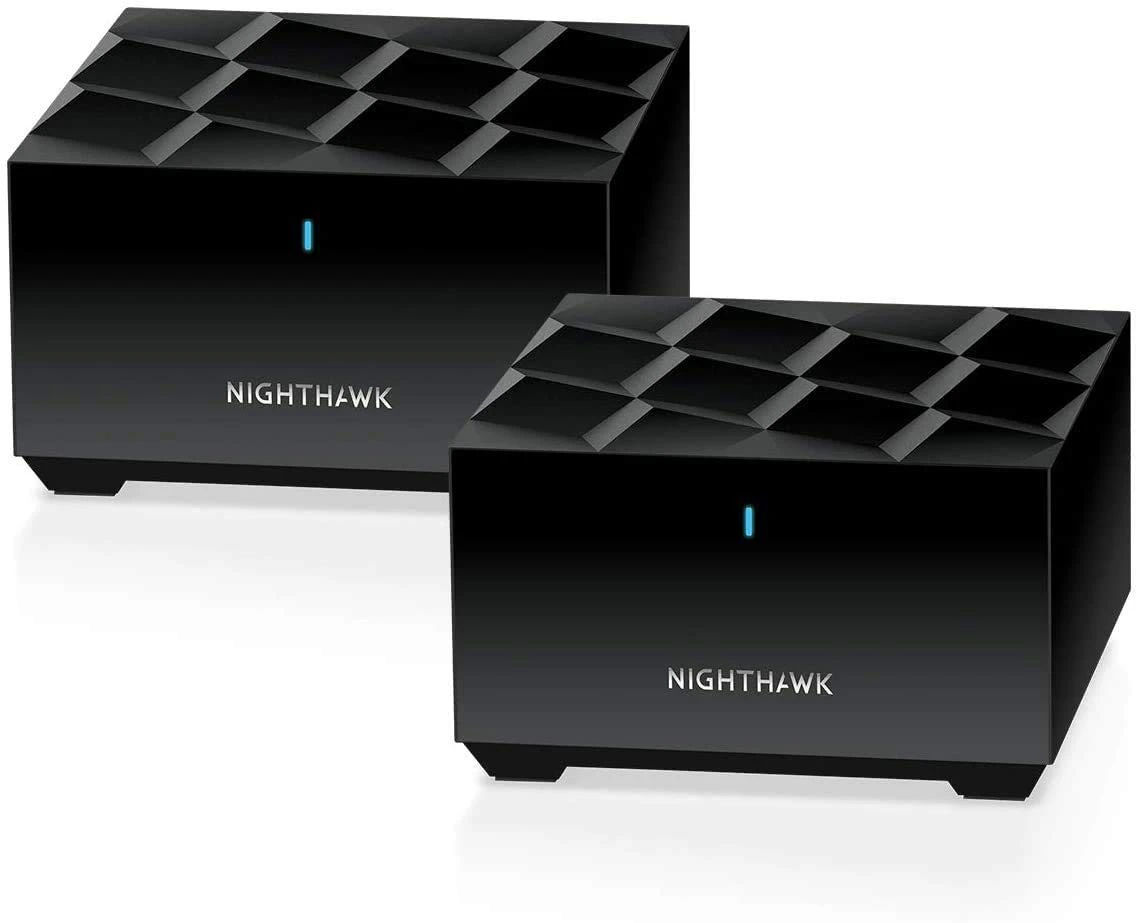 NETGEAR Systeme WiFi Mesh 6 AX1800 Nighthawk MK62 - 1 Router + 2 Satellites - 4 Gigabit Ports