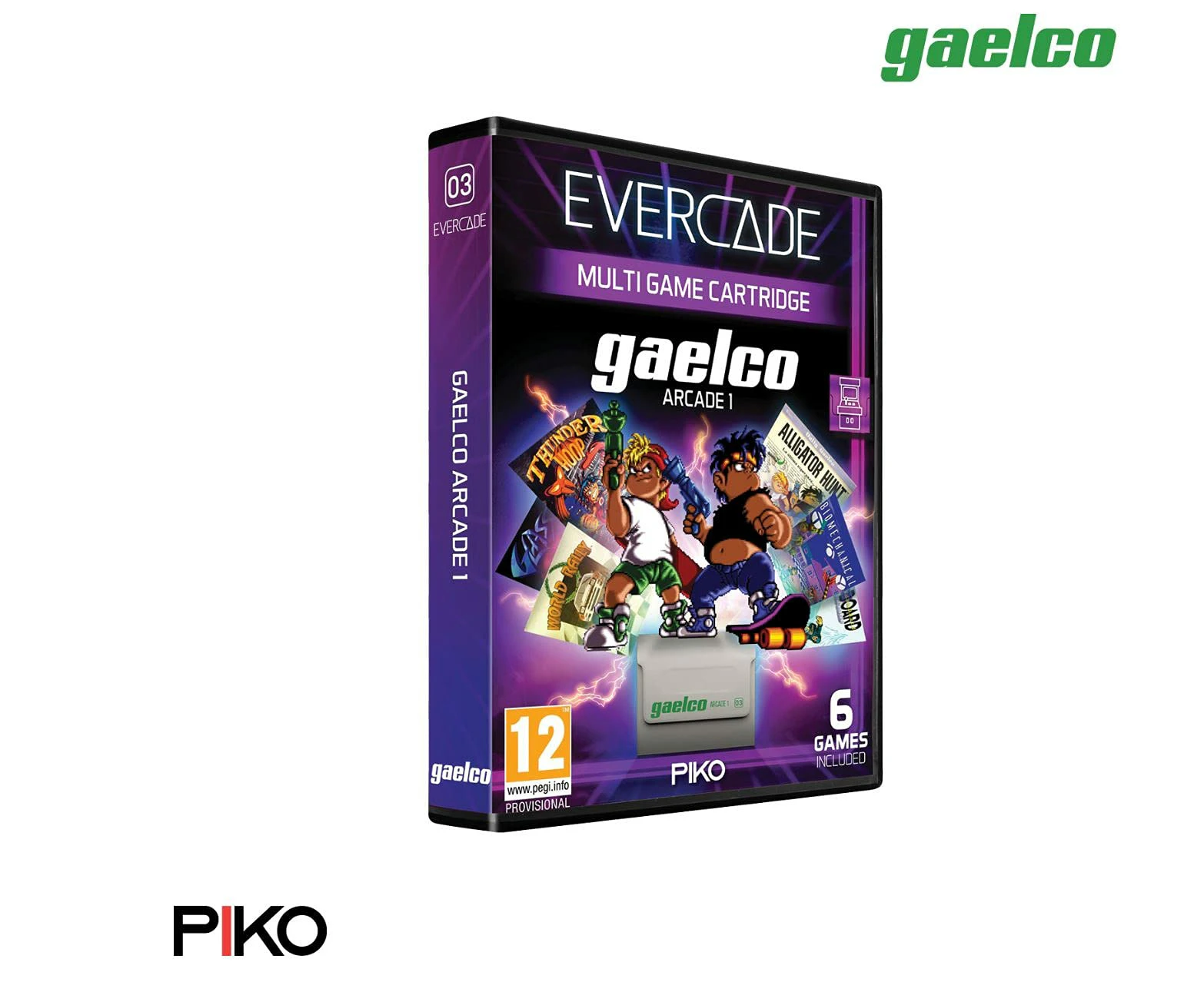 Evercade Gaelco (Piko) Arcade Cartridge 1 (Electronic Games)