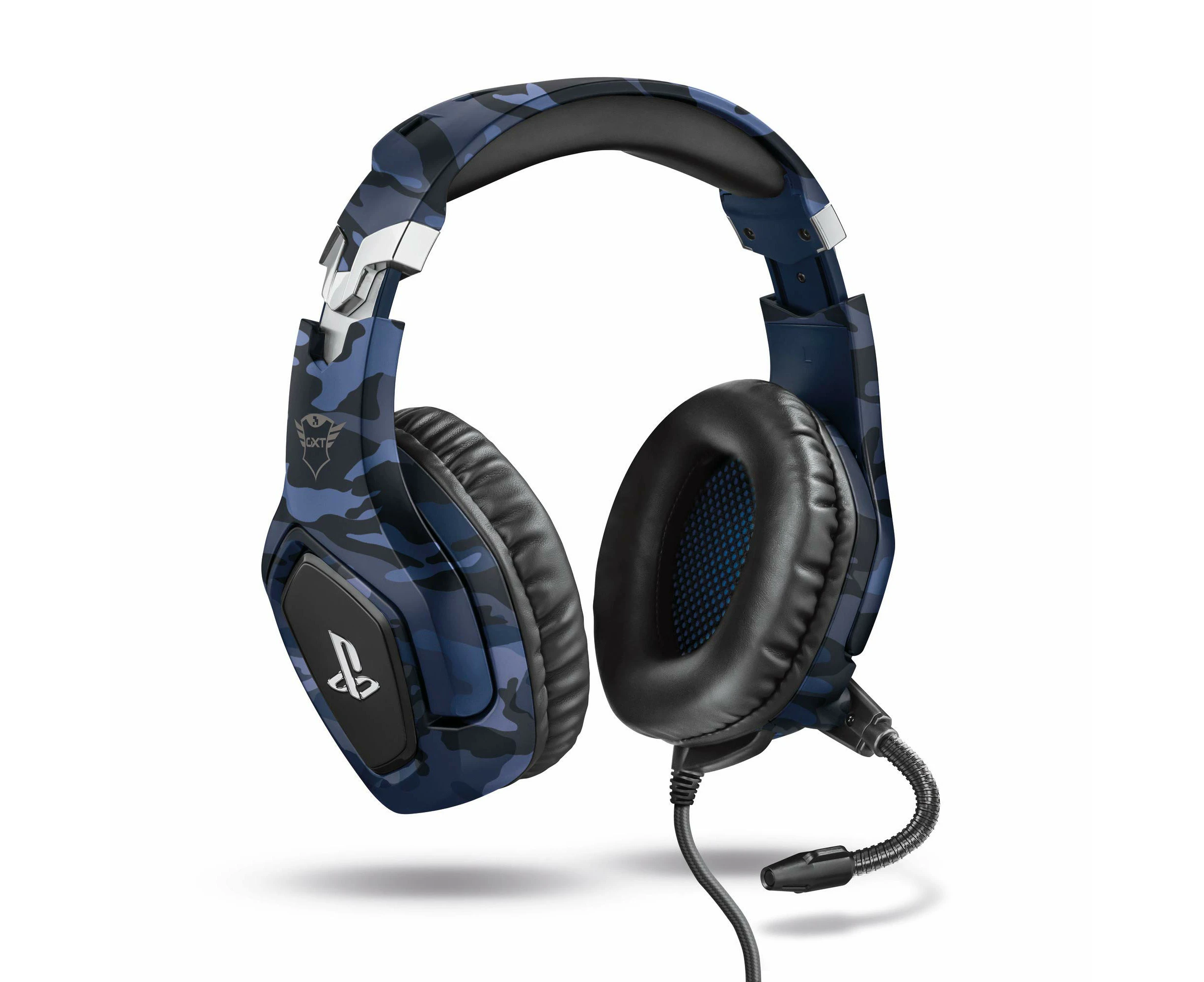 Trust Gaming GXT 488 Forze-B [Officially Licensed for PlayStation] Gaming Headset for PS4 and PS5 with Flexible Microphone and Inline Remote Control, Over