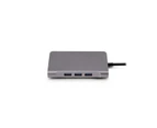 USB C Hub by Urban Factory Hubee Plus 100watt, Docking Station, Dual Monitor HDMI for Notebook/Laptop/Windows/MAC/IOS, Multiport Adapter, 4K HDMI, VGA, RJ4