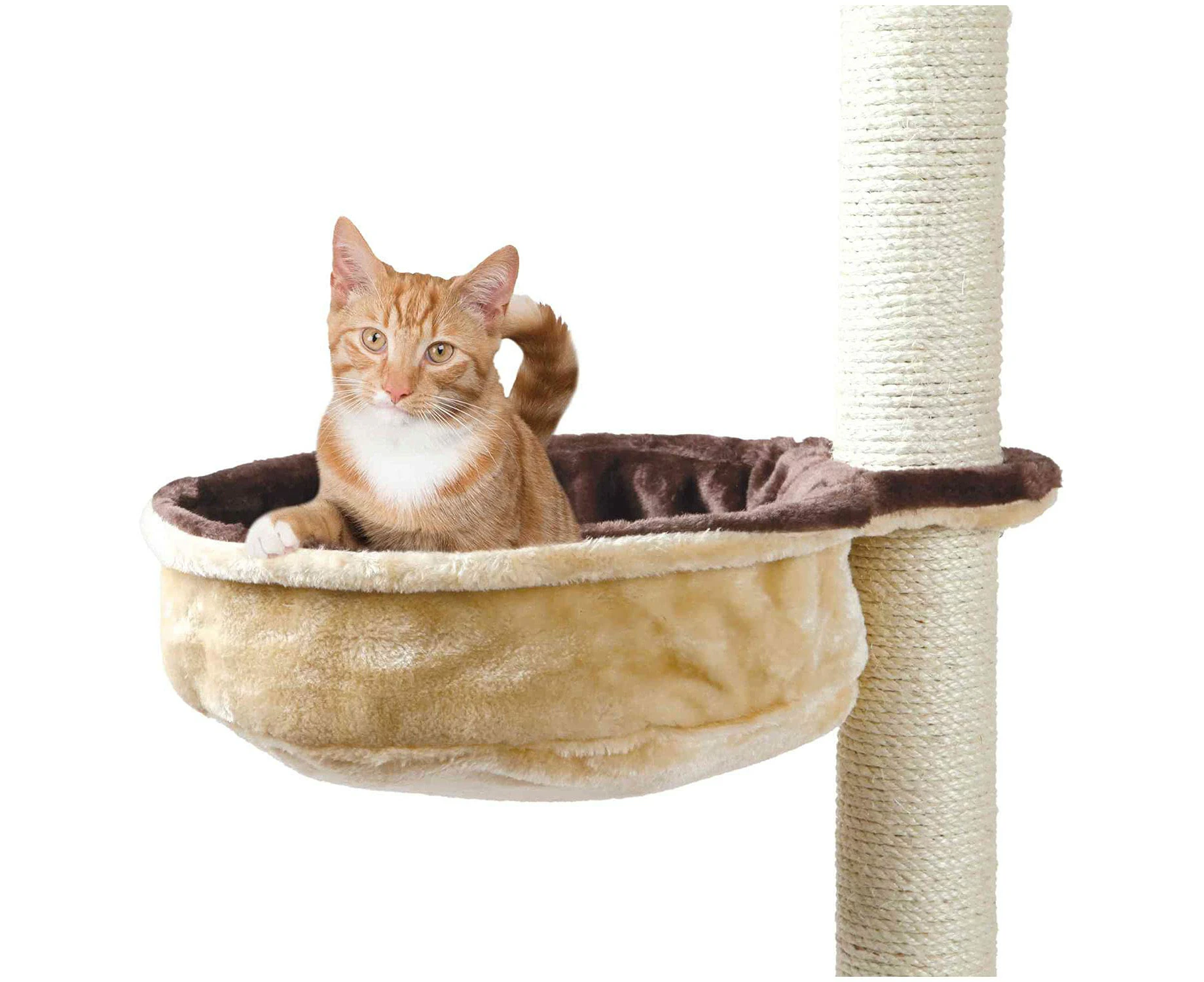 Trixie Cuddly Bag for Scratching Post, 38 cm, Beige/Brown