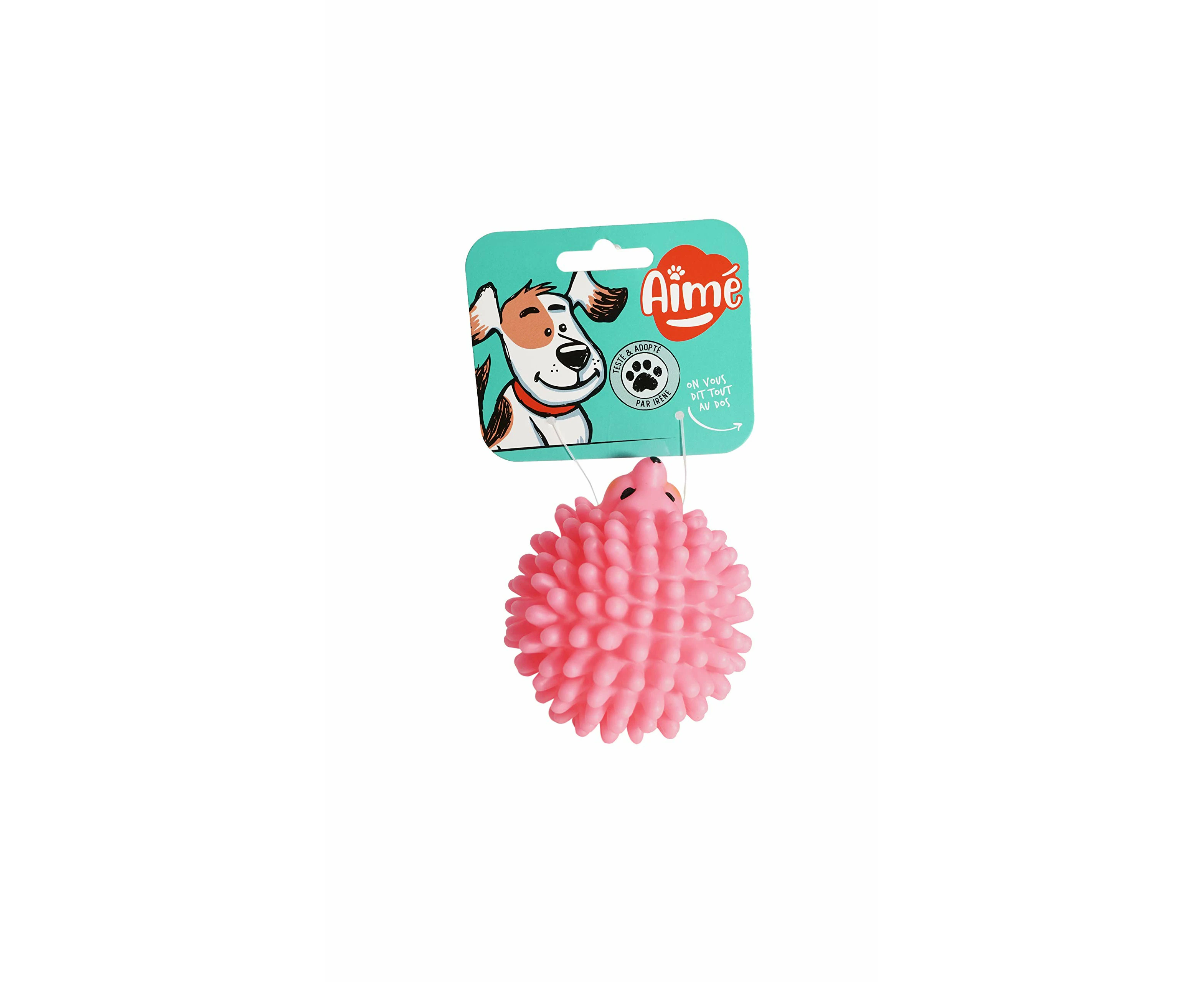 Aimé Vinyl Hedgehog Toy for Dogs 10 cm