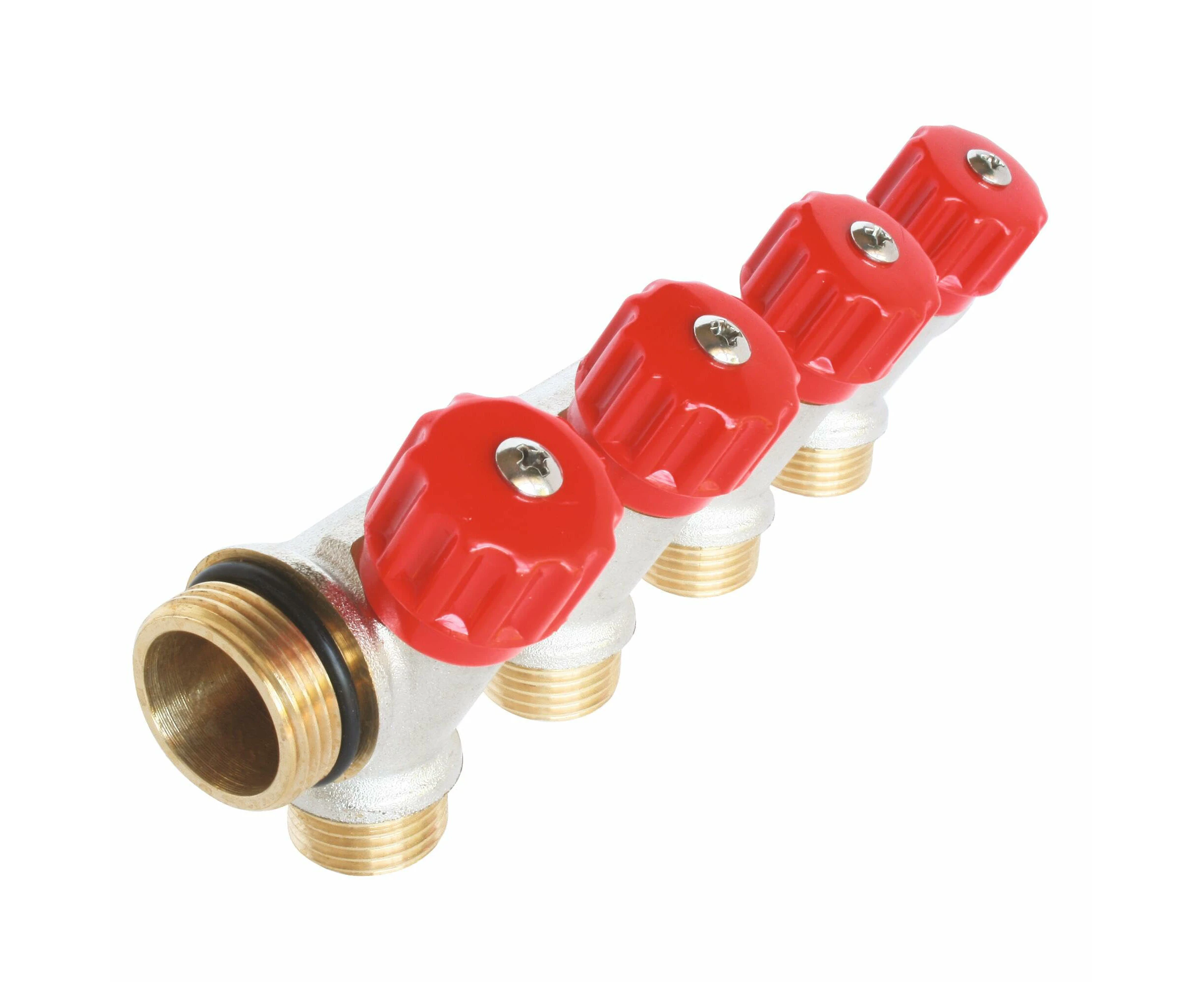 Somatherm 4015-04-20R 1 x Easy Lock Sani Collar, 4 Outlets 3/4-1/2m with Mini Valves