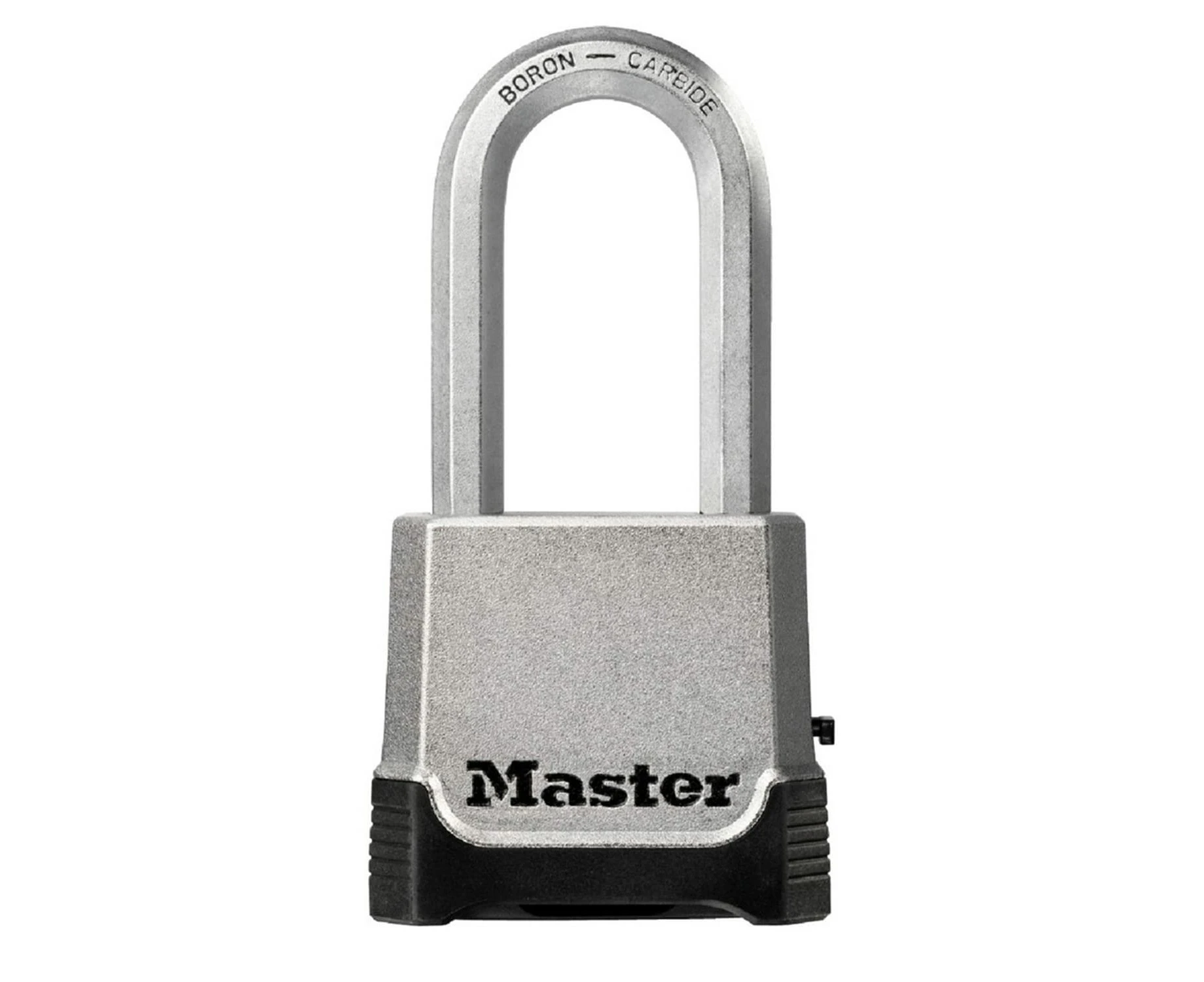 MASTER LOCK Heavy Duty Padlock, Security Level 9/10, Outdoor, Keyed or combination, Zinc, Weatherproof, Xlong Shackle