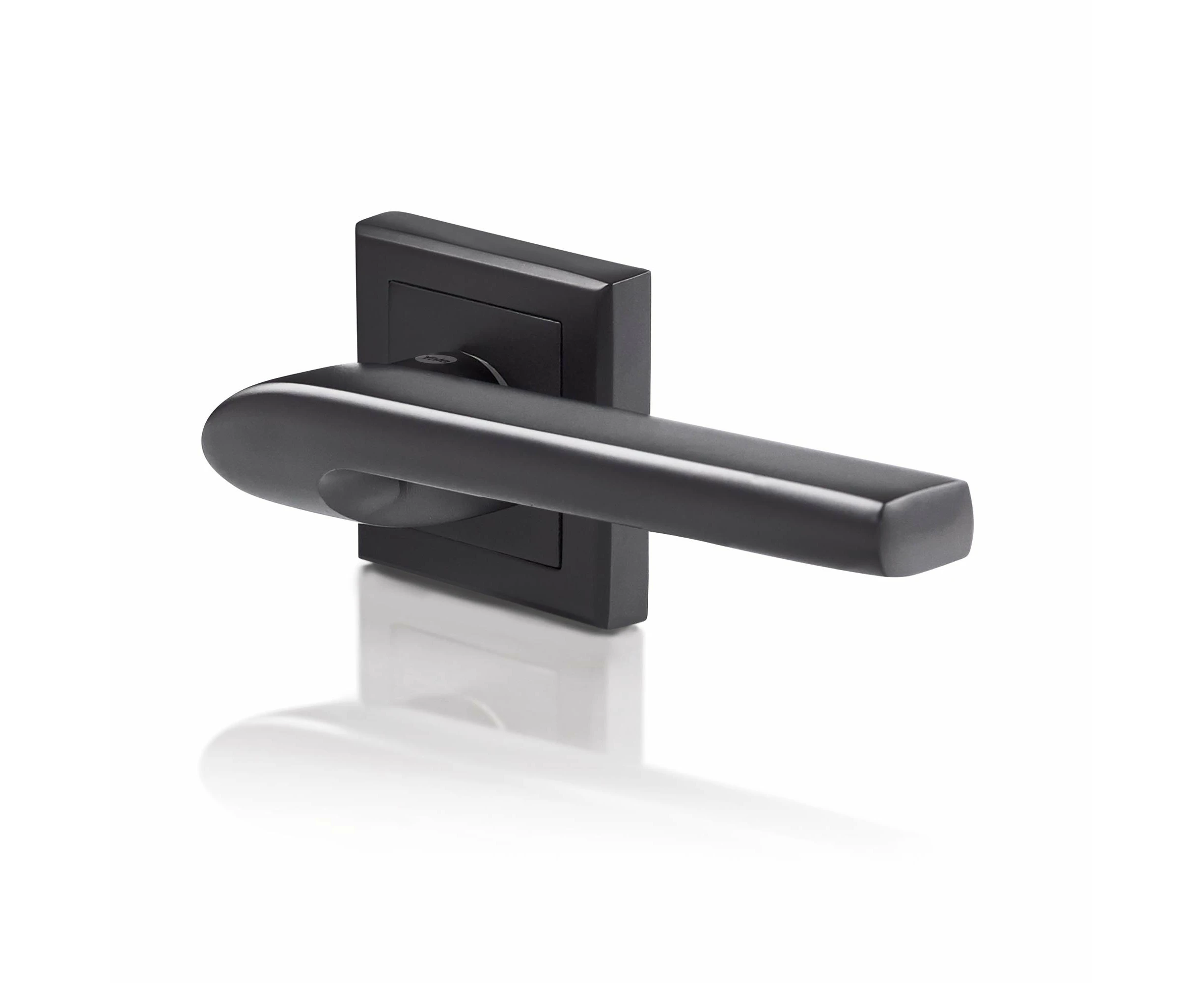 Yale YPP7-S-CB Door Handle Square 7 Black Sienna Model – Button Lock