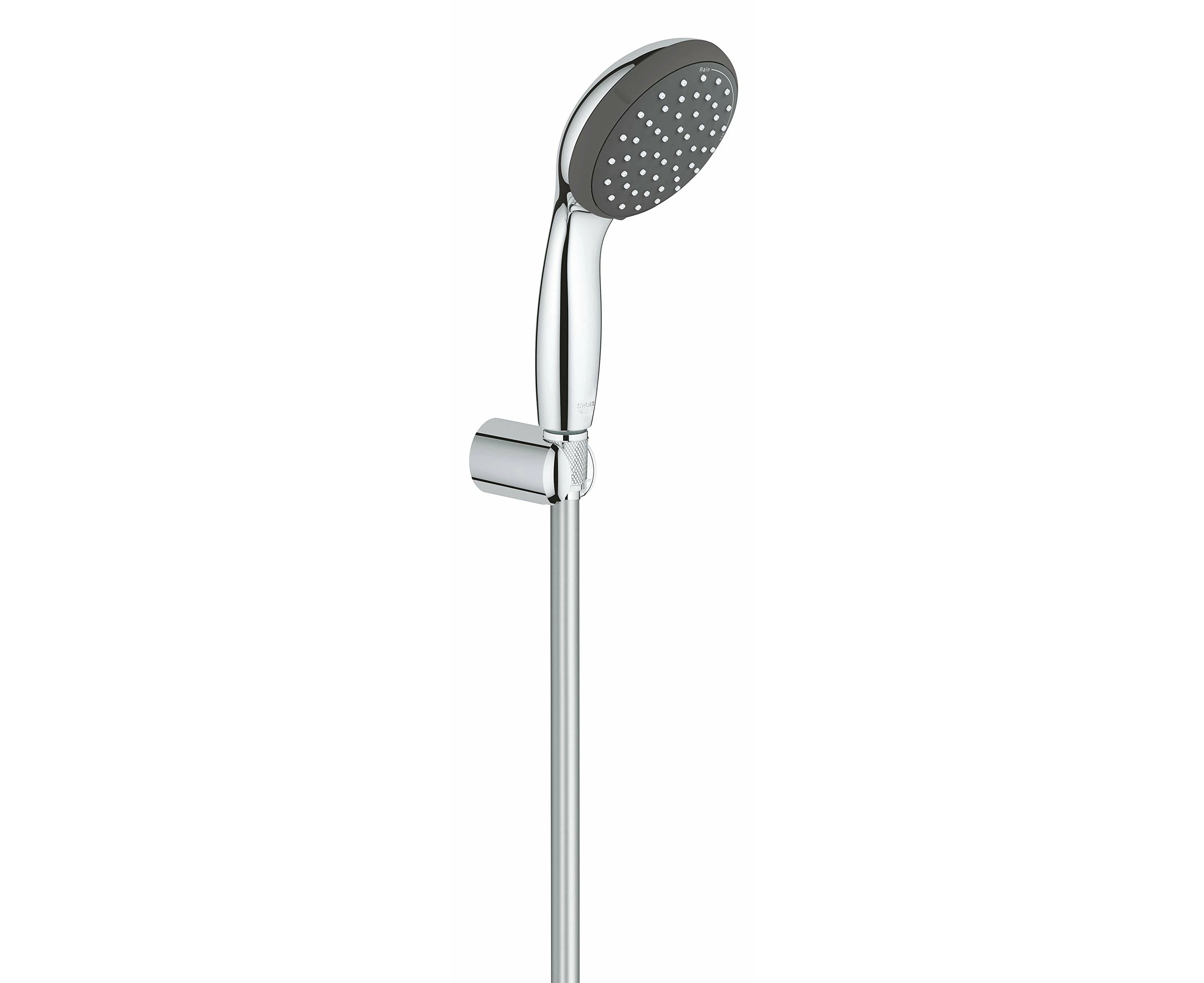 GROHE Vitalio Start 100 - Wall Holder Hand Shower Set (2 Spray Hand Shower 10 cm with Water Saving Technology and Anti-Limescale System, Wall Shower/Bath H