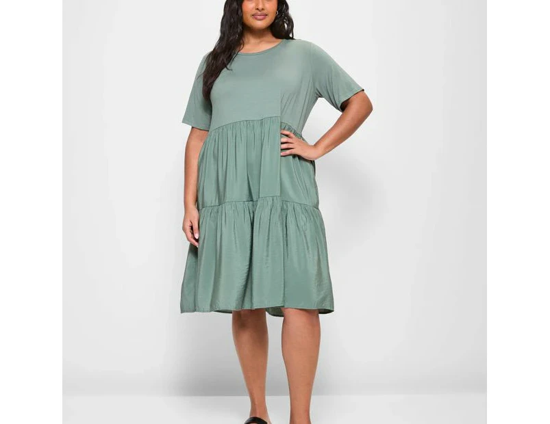 Target Plus Size Knit Woven Dress