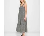 Target Shirred Bodice Midi Dress