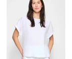 Target European Linen Roll Cuff T-Shirt