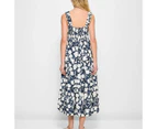 Target Shirred Bodice Midi Dress