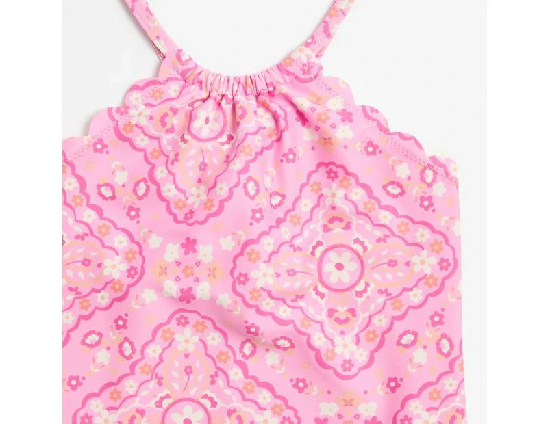 Target Scalloped Paisley Swimsuit