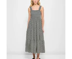 Target Shirred Bodice Midi Dress