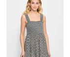 Target Shirred Bodice Midi Dress