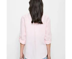 Target European Linen Roll Cuff Shirt