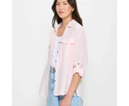 Target European Linen Roll Cuff Shirt