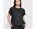 Target European Linen Roll Cuff T-Shirt